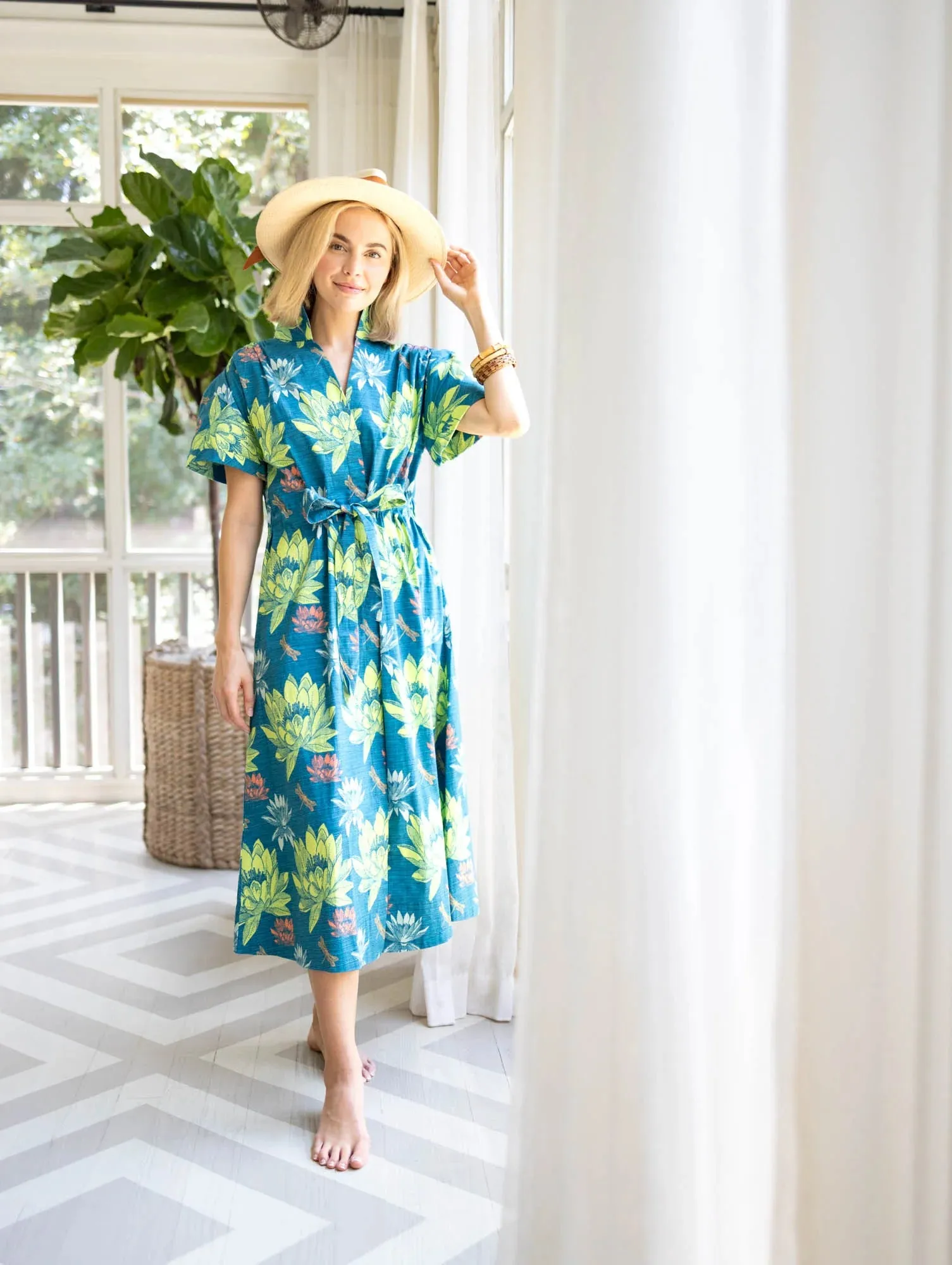 Bria Dress in Lotus Love sold by Beau & Ro product image thumbnail 2