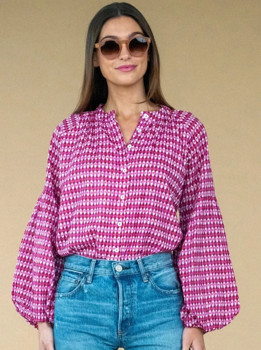 Emory Top in Dottie sold by Beau & Ro