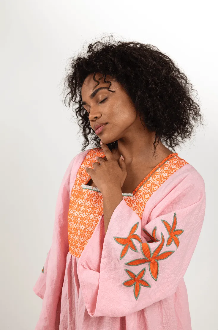 Fly Dress in Pink sold by Beau & Ro product image thumbnail 2