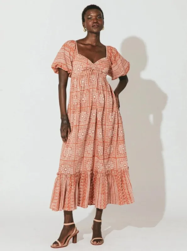 Joley Midi Dress in Tomar sold by Beau & Ro