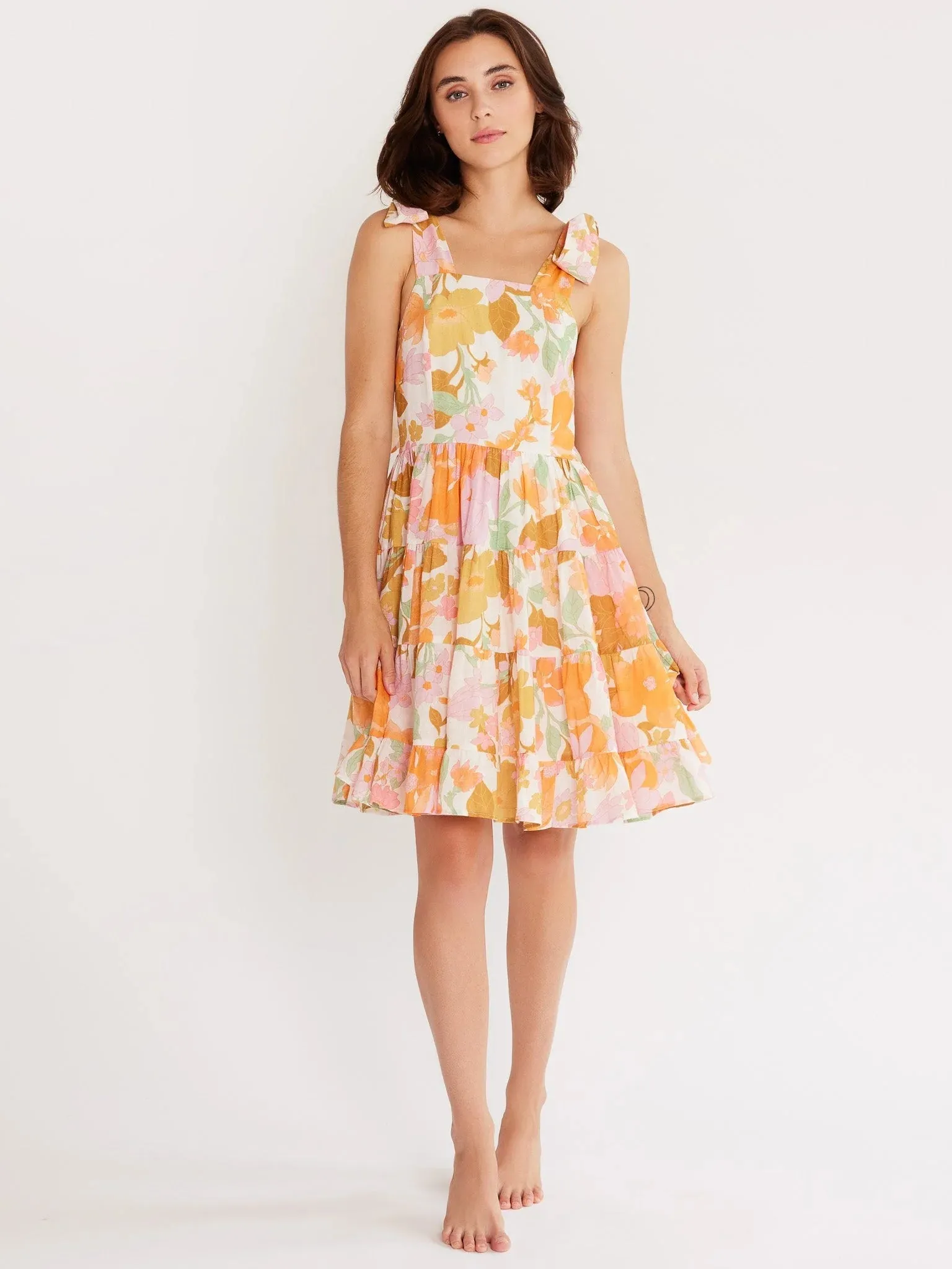 Kiara Dress in Harmony Floral sold by Beau & Ro