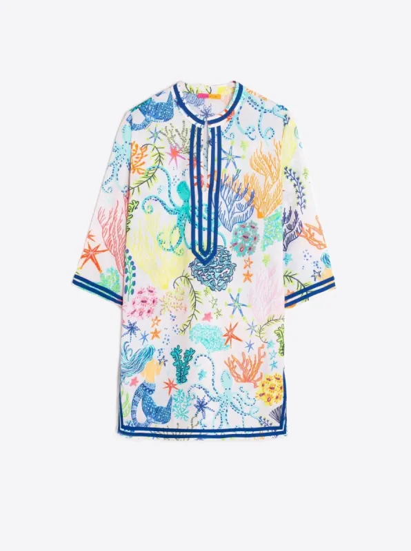 Diletta Kaftan in Mermaid sold by Beau & Ro