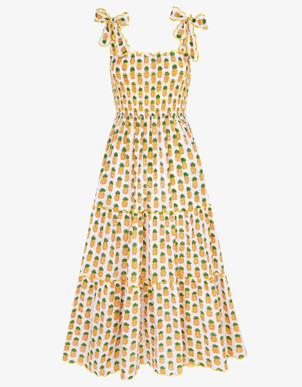 Malaga Dress in Sunshine Pineapple sold by Beau & Ro product image thumbnail 5