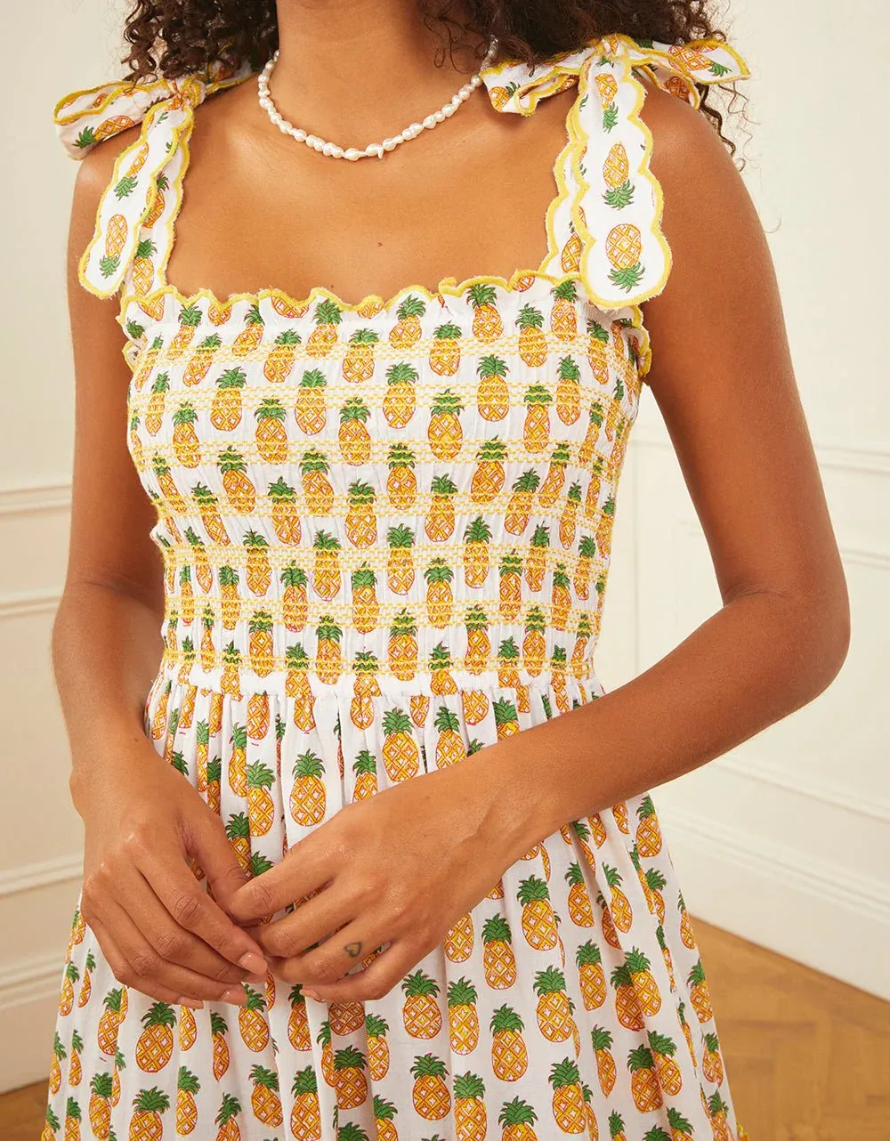 Malaga Dress in Sunshine Pineapple sold by Beau & Ro product image thumbnail 2