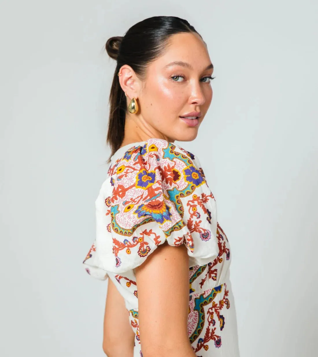 Hope Midi Dress in Lagos sold by Beau & Ro product image thumbnail 5