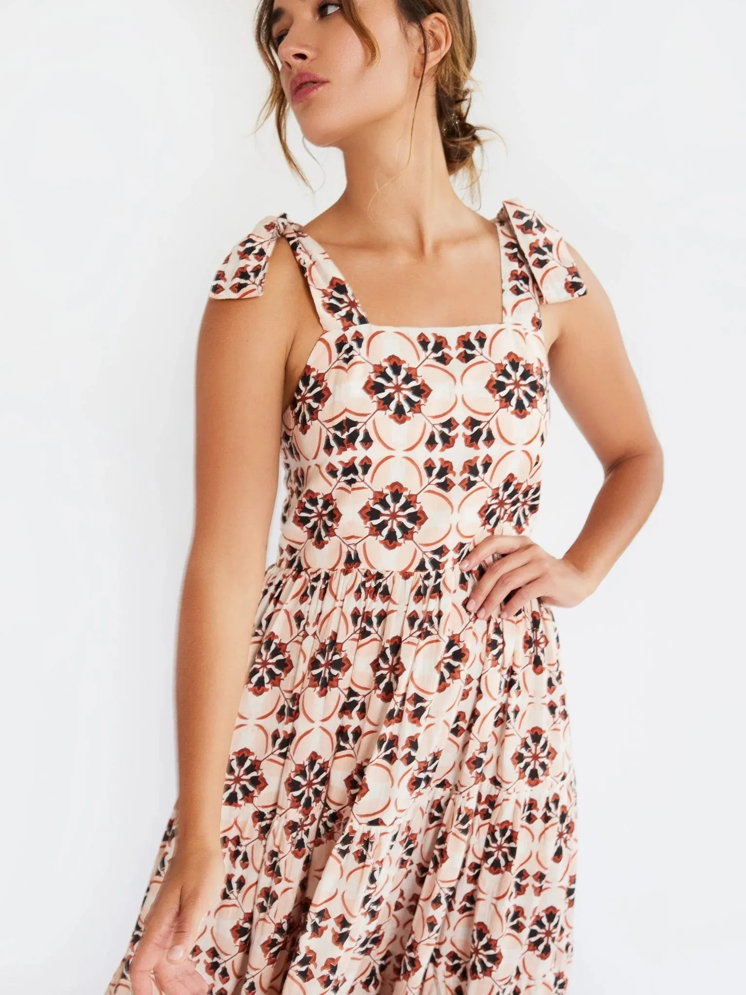 Daphne Dress in Sayulita sold by Beau & Ro product image thumbnail 4