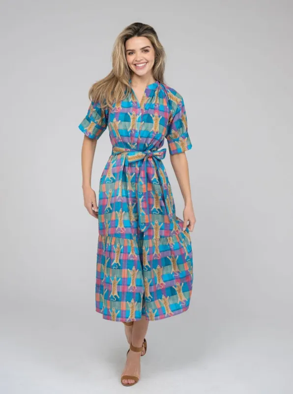 The Jane Dress | Multi Cheetahg sold by Beau & Ro