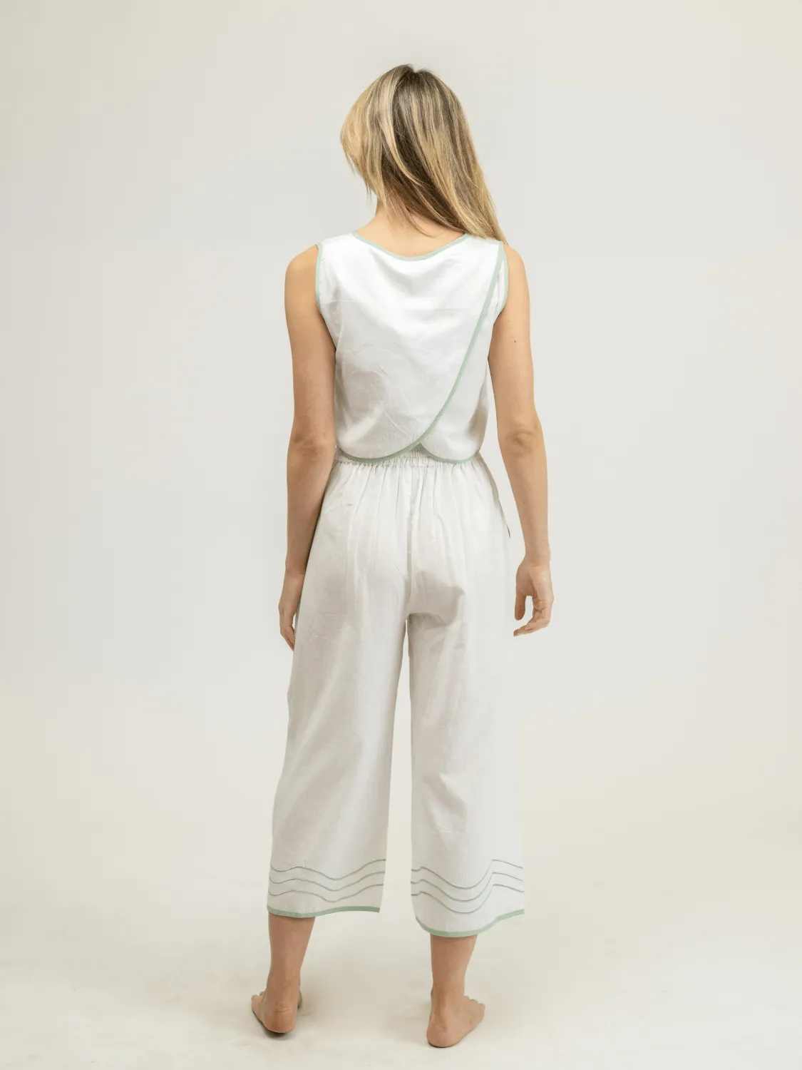 The Beach Tank | White sold by Beau & Ro product image thumbnail 2