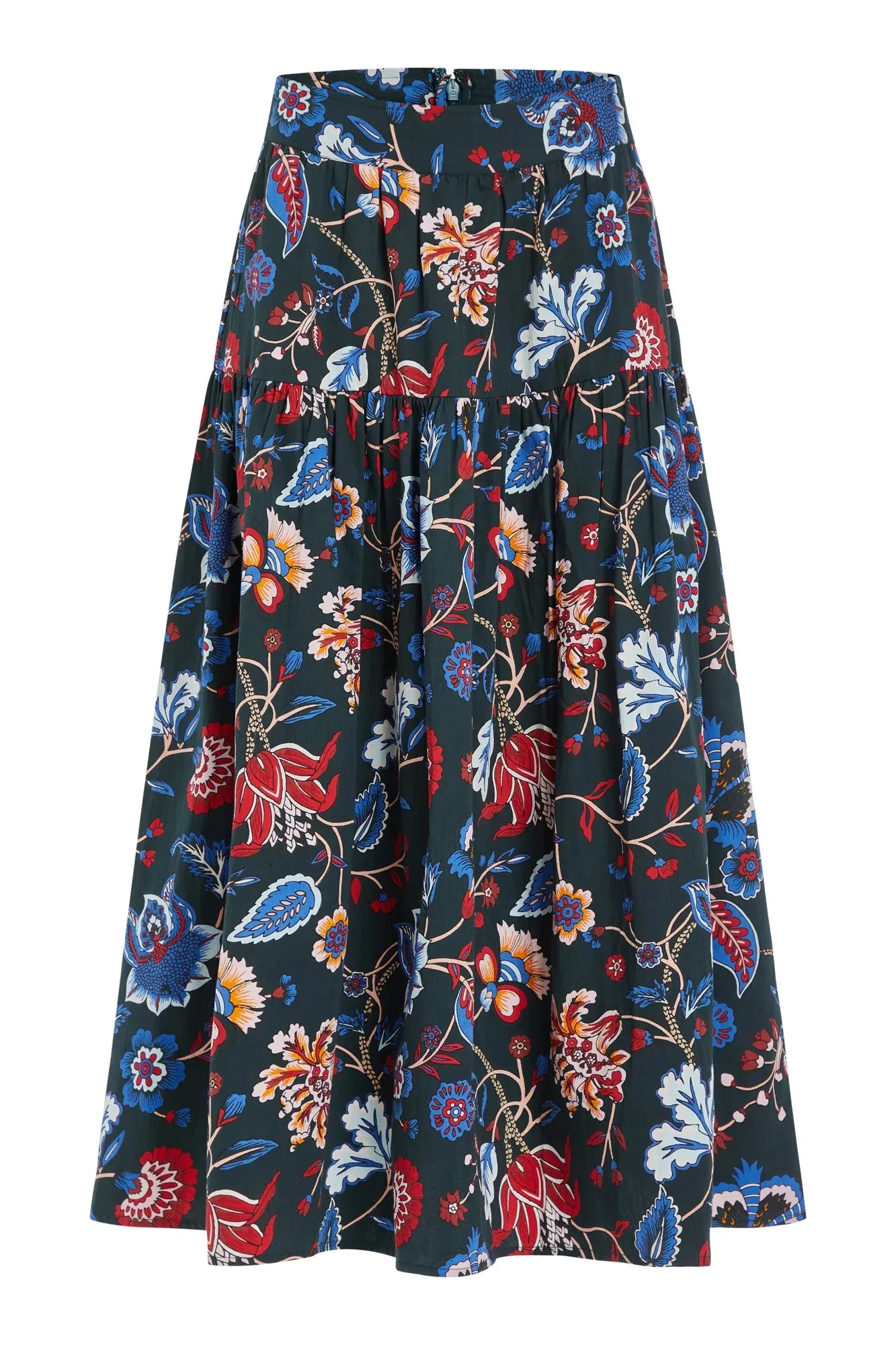 Quinn Skirt in Evergreen Chintz sold by Beau & Ro product image thumbnail 5