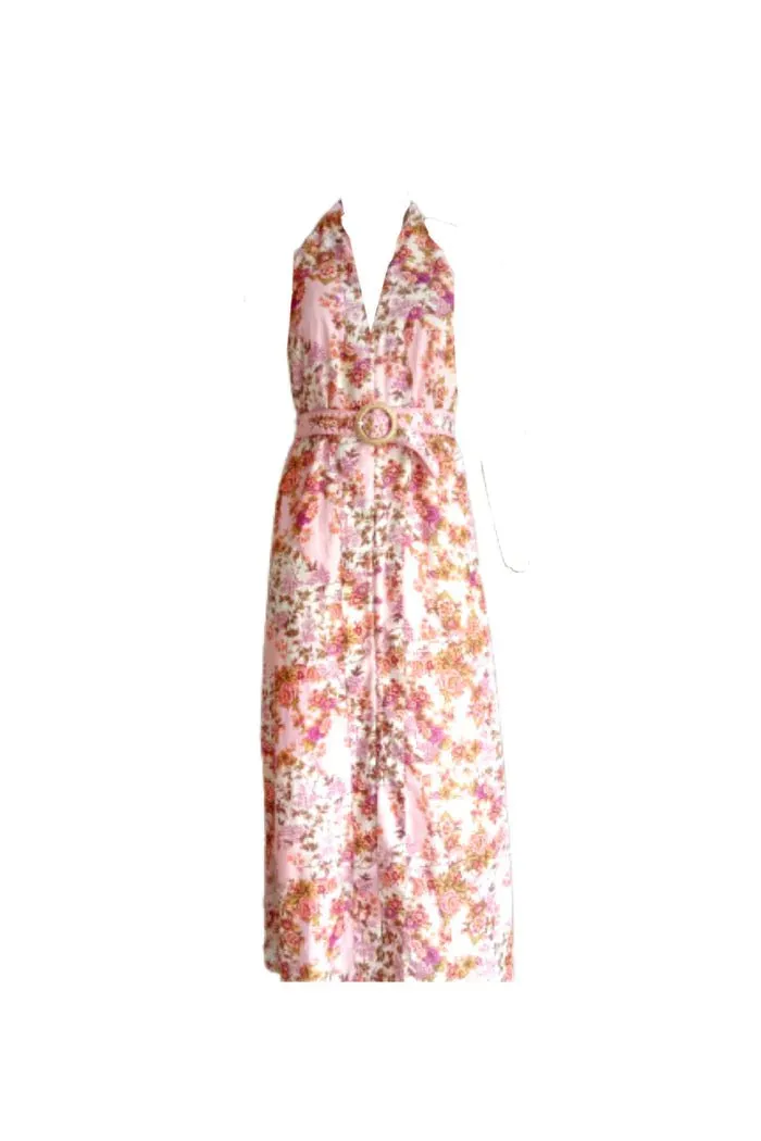 Georgina Maxi Dress in Blush Bloom sold by Beau & Ro product image thumbnail 4