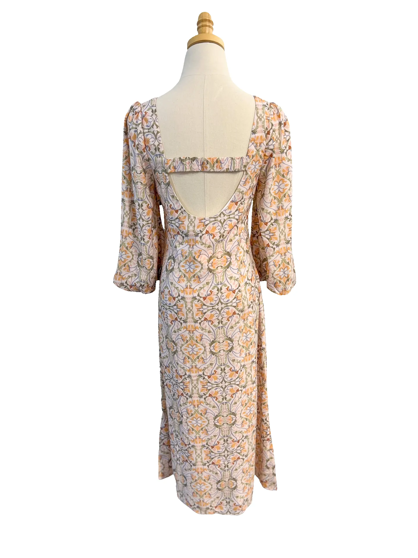 The Fleur Dress in Luzianes Floral sold by Beau & Ro product image thumbnail 3