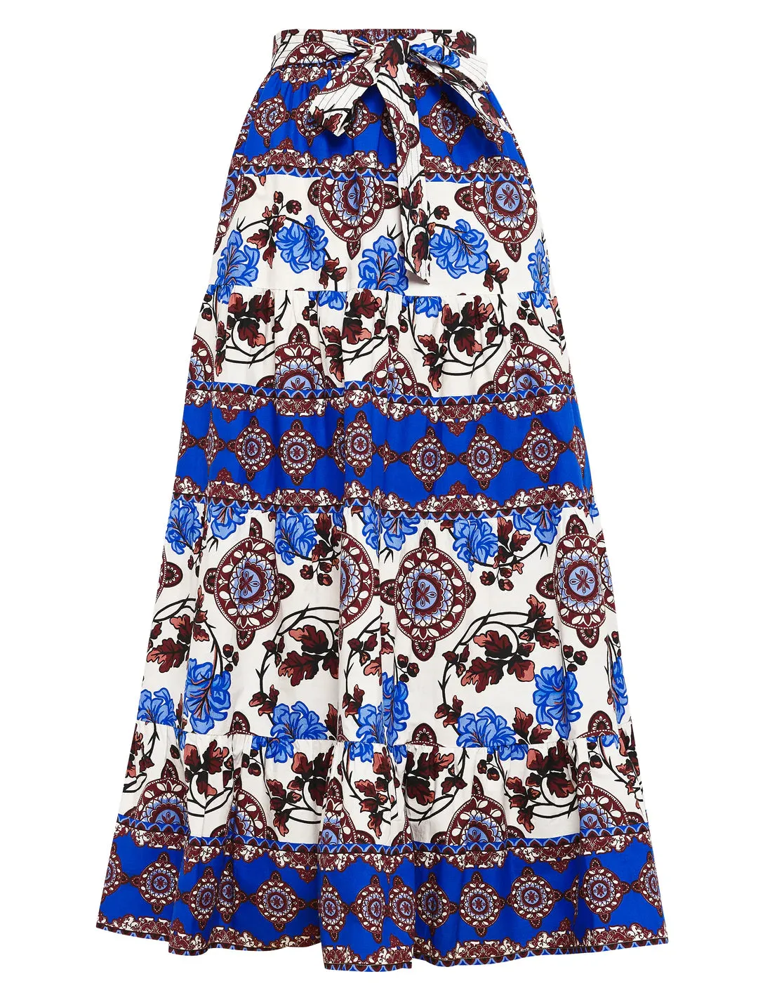 Gia Skirt in Atlas Cobalt sold by Beau & Ro product image thumbnail 4