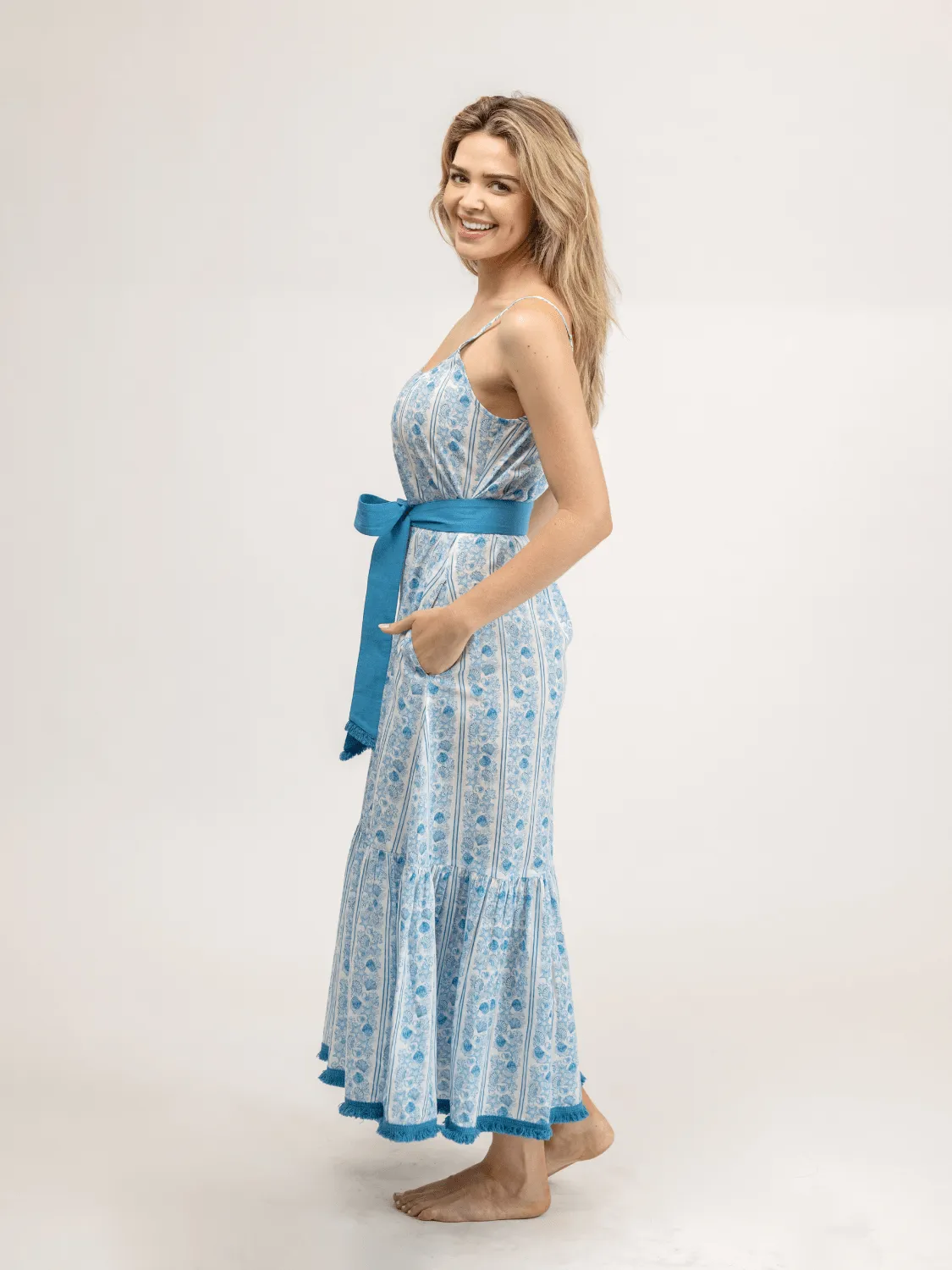 The Sunny Dress | Mermaid Stripe sold by Beau & Ro product image thumbnail 3