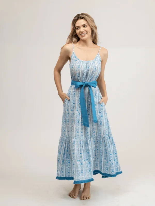 The Sunny Dress | Mermaid Stripe sold by Beau & Ro