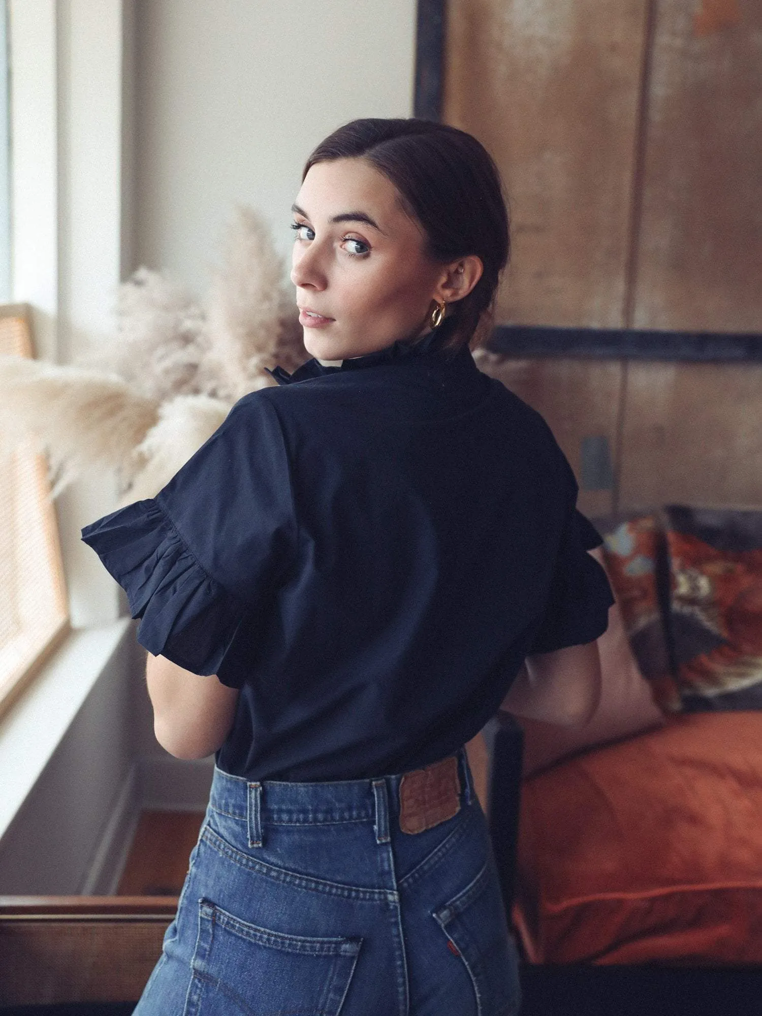 Vanessa Top in Black sold by Beau & Ro product image thumbnail 3