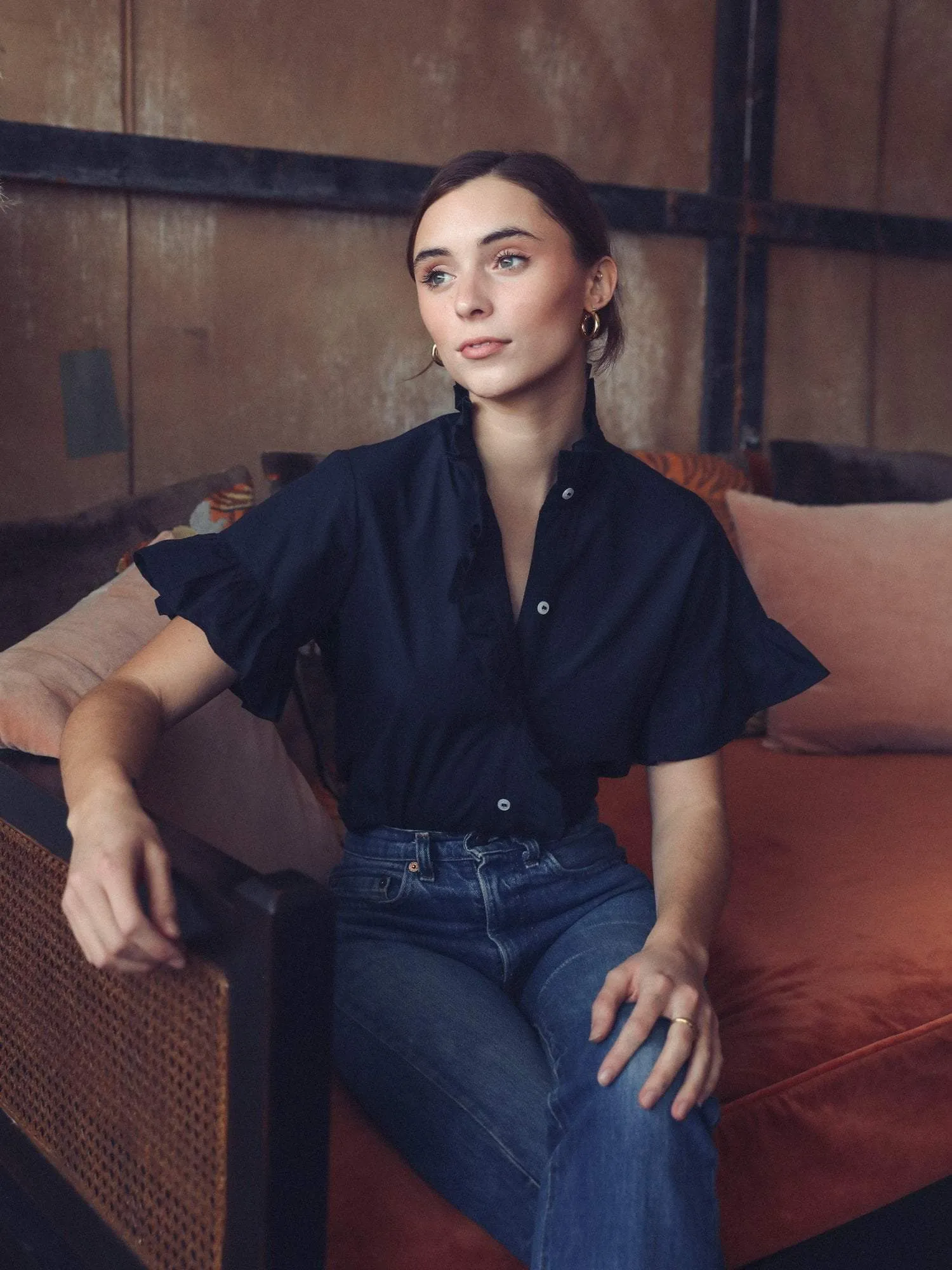 Vanessa Top in Black sold by Beau & Ro product image thumbnail 2