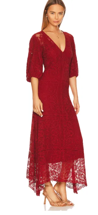 Empress Maxi Dress in Lover's Spice sold by Beau & Ro product image thumbnail 3
