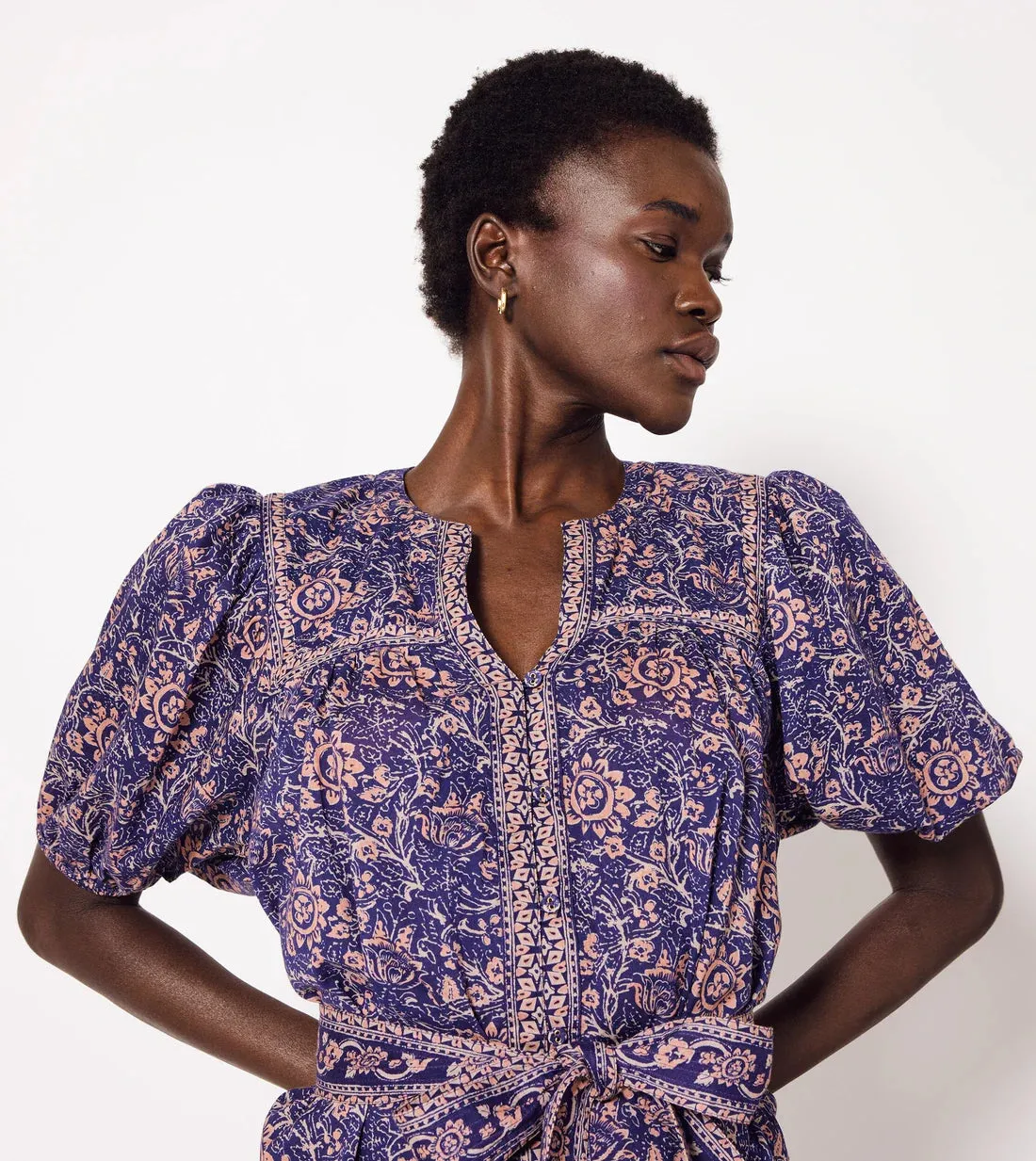 Calista Mini Dress in Cecil sold by Beau & Ro product image thumbnail 5