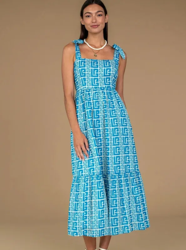 Doe Dress in Greek Keys sold by Beau & Ro