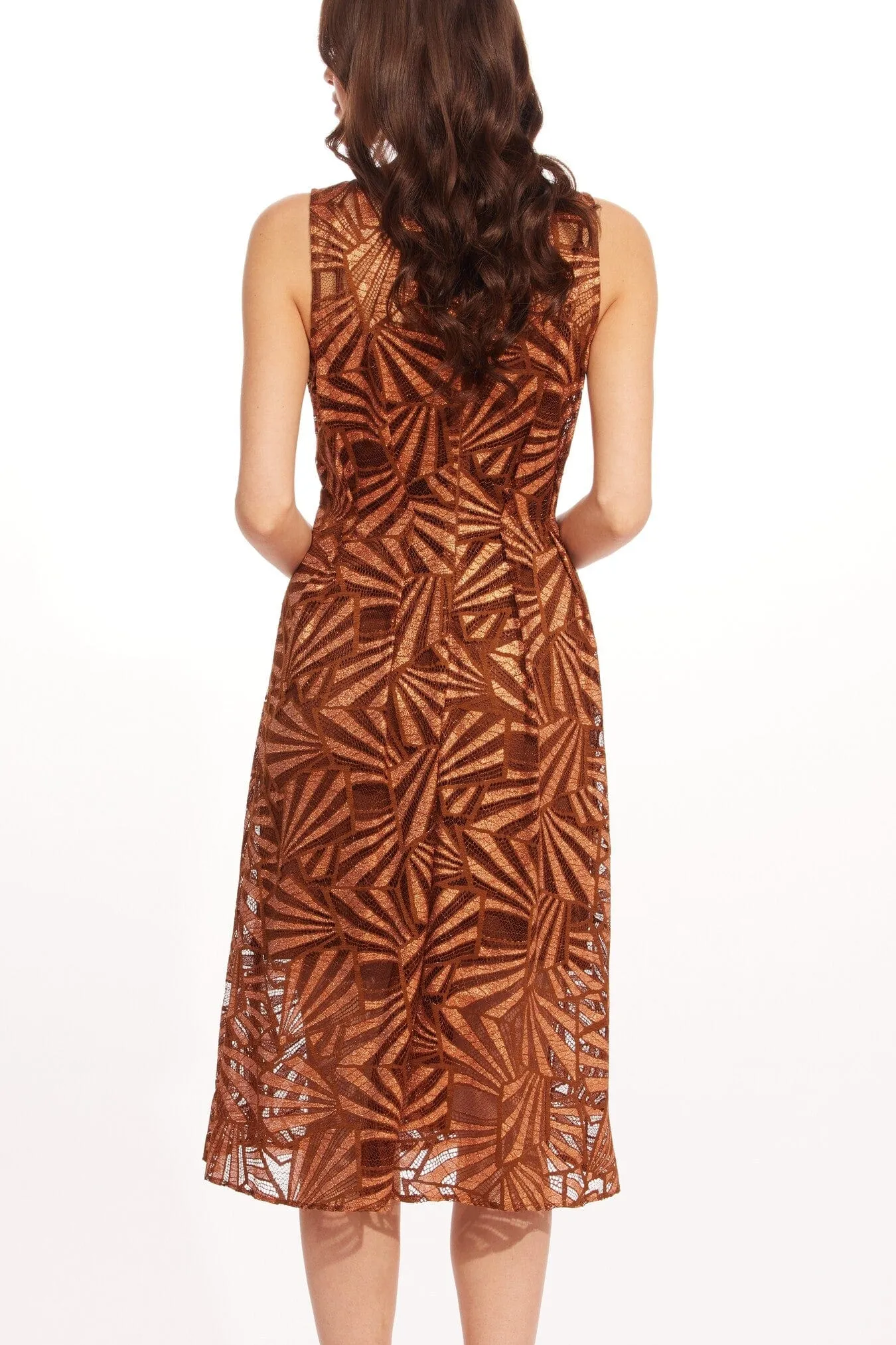 Citi Dress in Copper Lace sold by Beau & Ro product image thumbnail 4