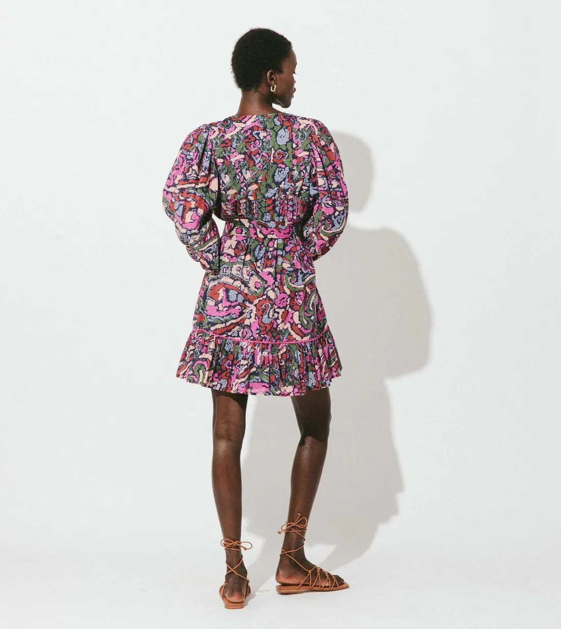 Rafaela Mini Dress in Corozal sold by Beau & Ro product image thumbnail 5