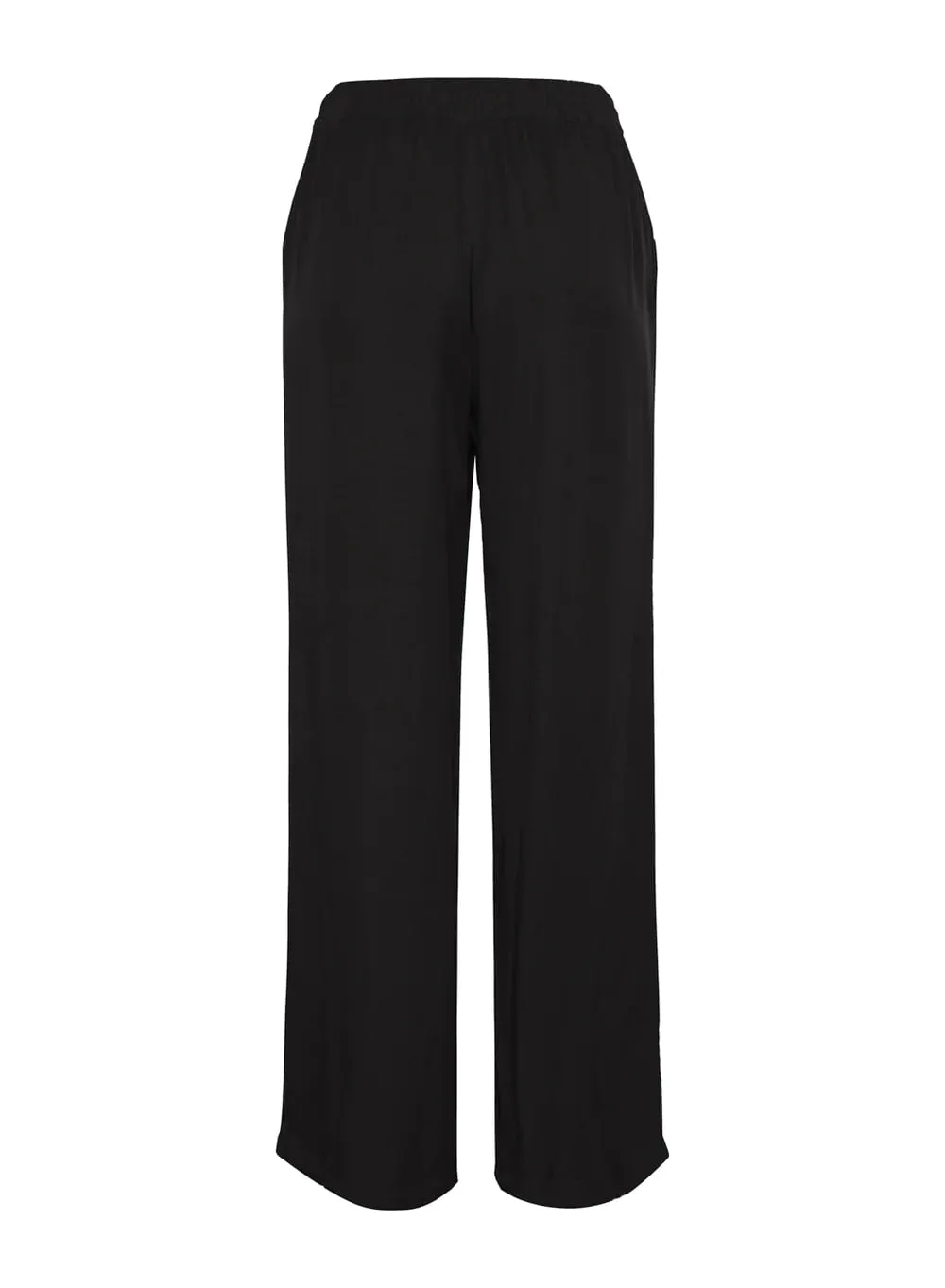 Viscose Satin Pull On Trouser in Black sold by Beau & Ro product image thumbnail 2