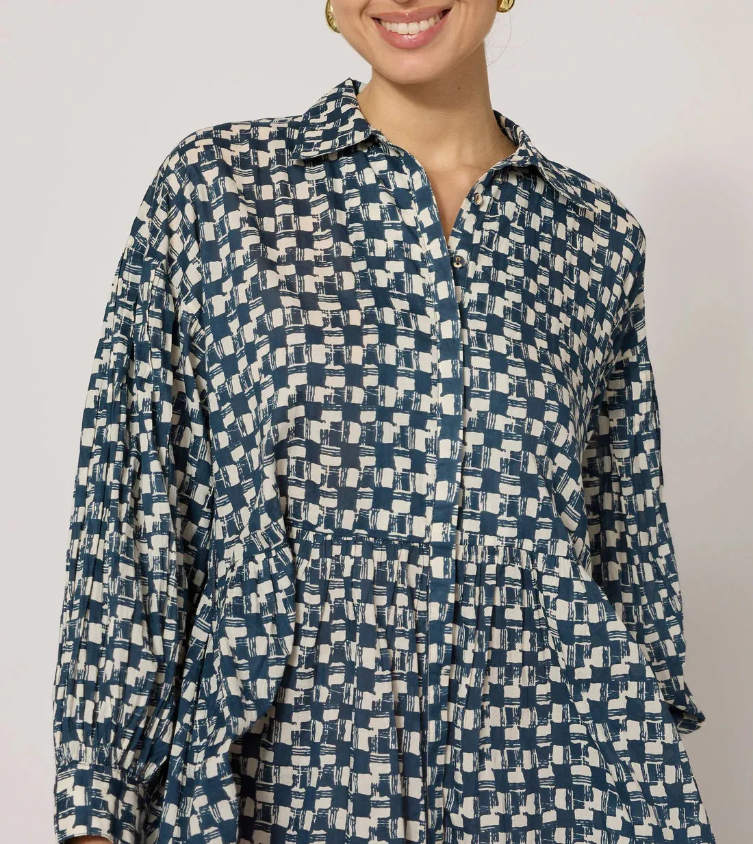 Collette Mini Dress in Biarritz sold by Beau & Ro product image thumbnail 5