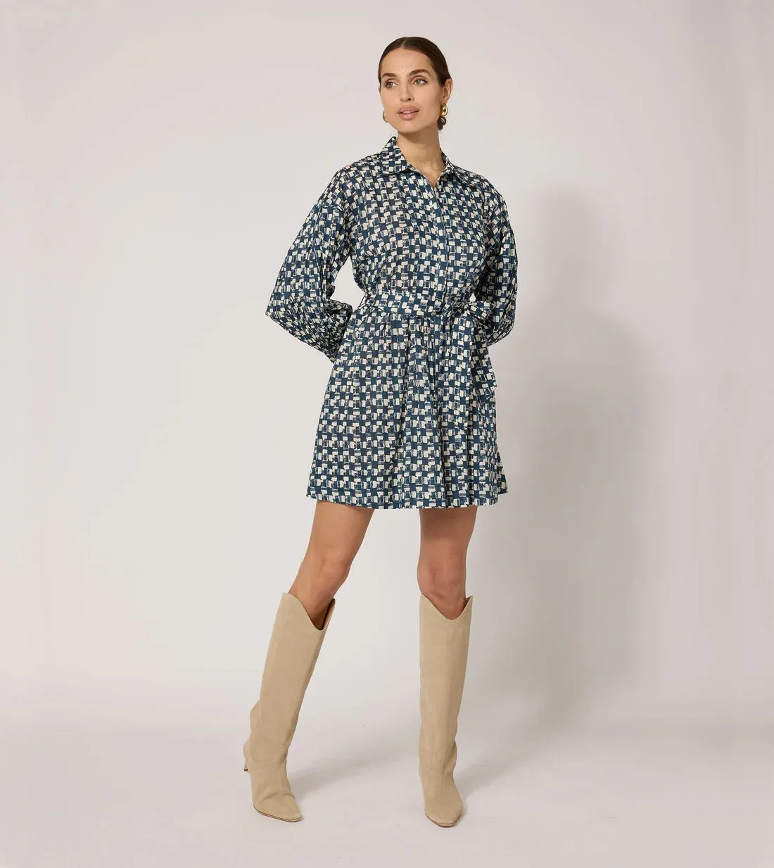 Collette Mini Dress in Biarritz sold by Beau & Ro product image thumbnail 2