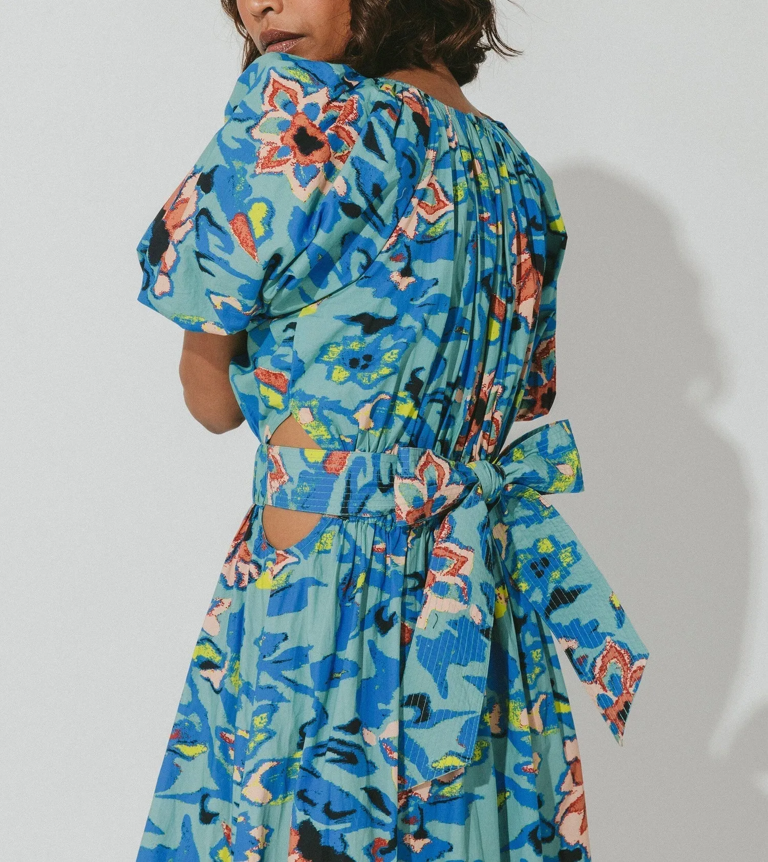 Misha Ankle Dress in Calypso sold by Beau & Ro product image thumbnail 2