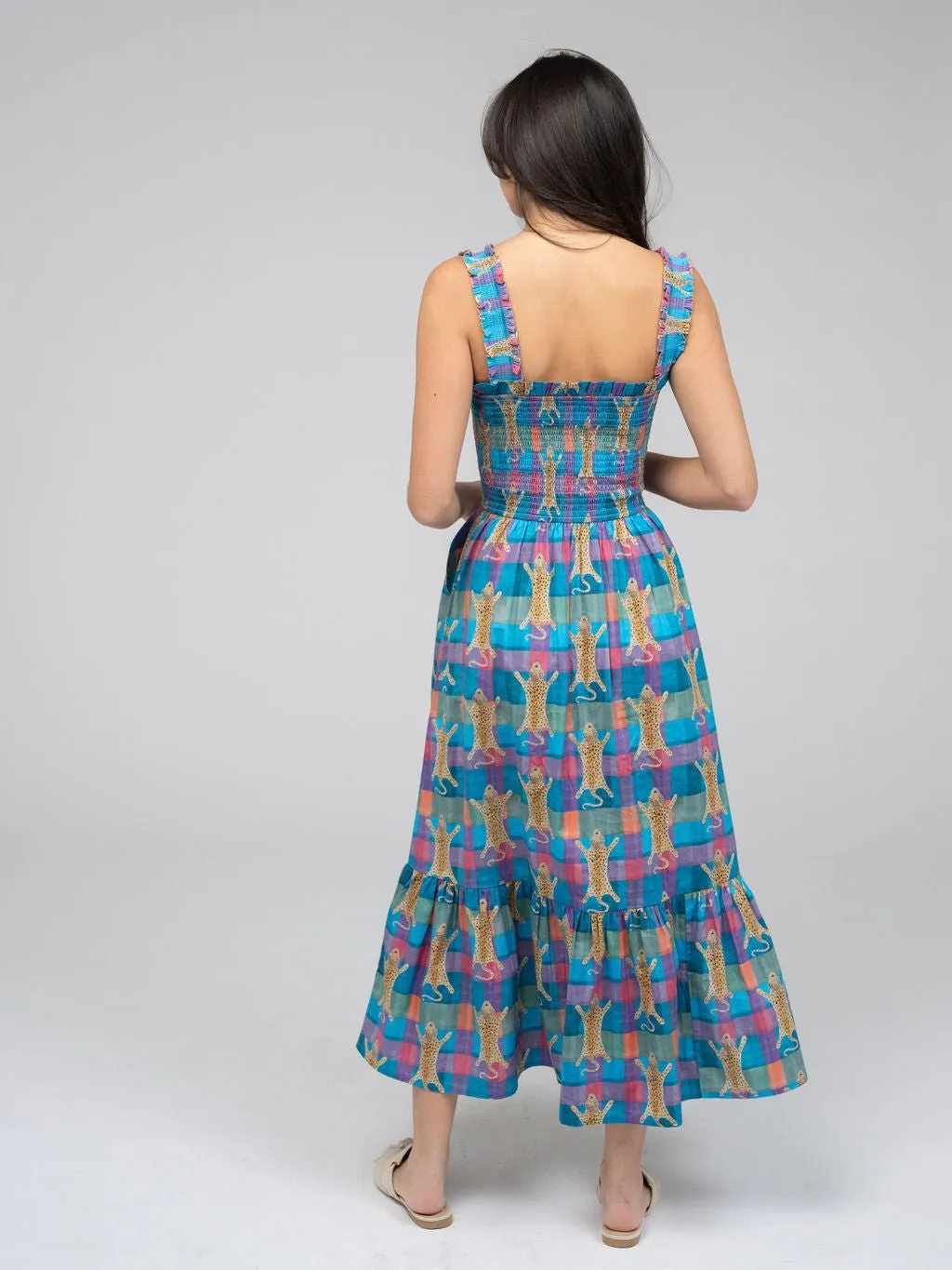 The Page Midi Dress | Multi Cheetah sold by Beau & Ro product image thumbnail 4