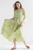 Nancie Cotton Dress in Green sold by Beau & Ro
