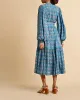 Boho Midi Dress in Rose Dots sold by Beau & Ro