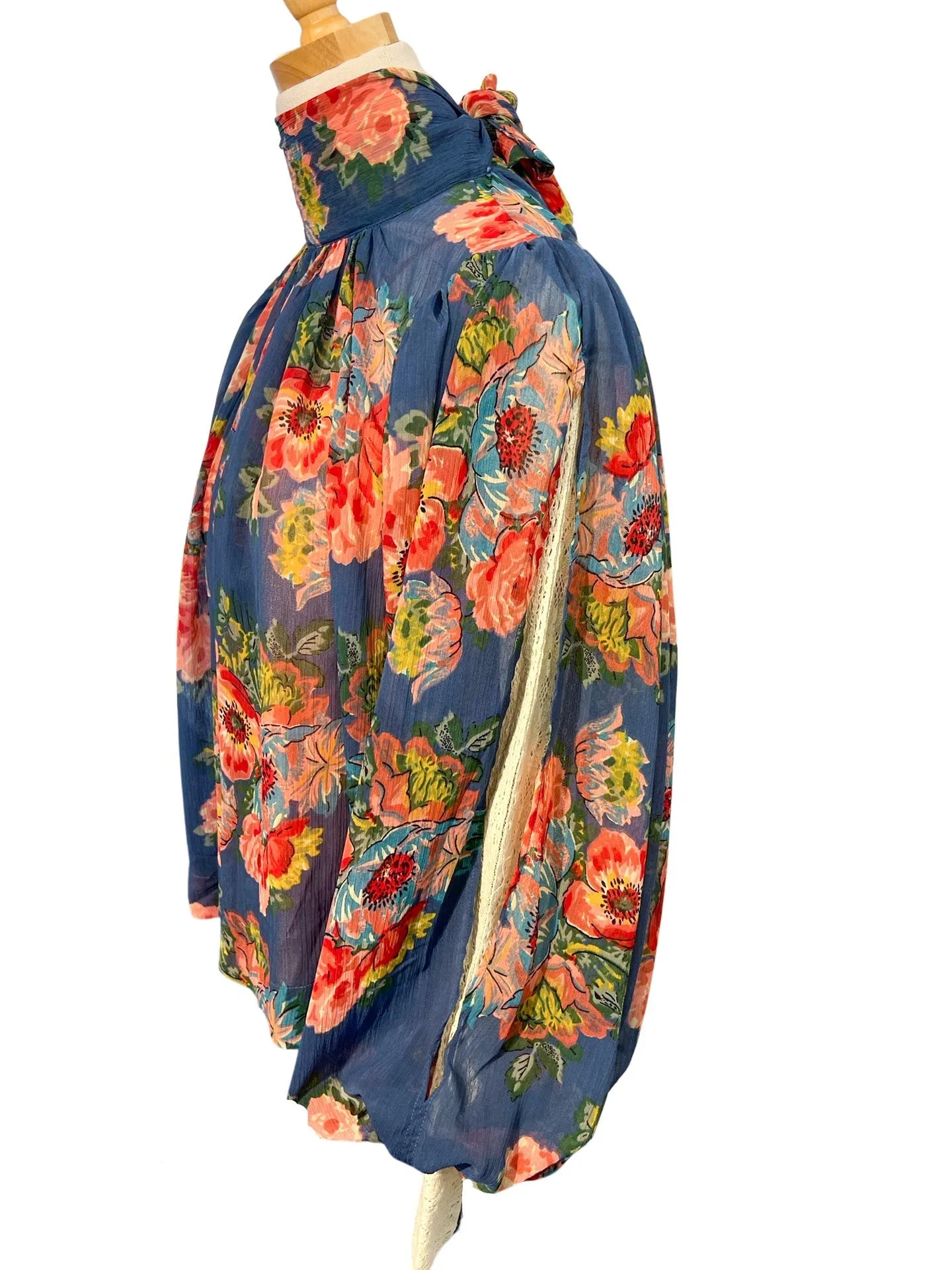 Chiffon Blouse in Vintage Bouquet sold by Beau & Ro product image thumbnail 2