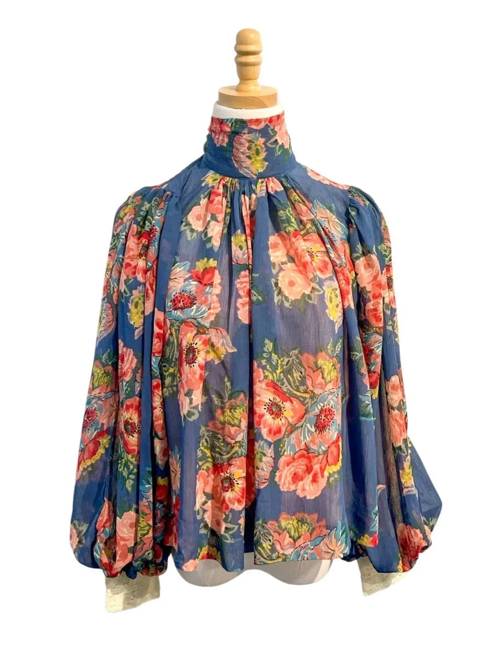 Chiffon Blouse in Vintage Bouquet sold by Beau & Ro