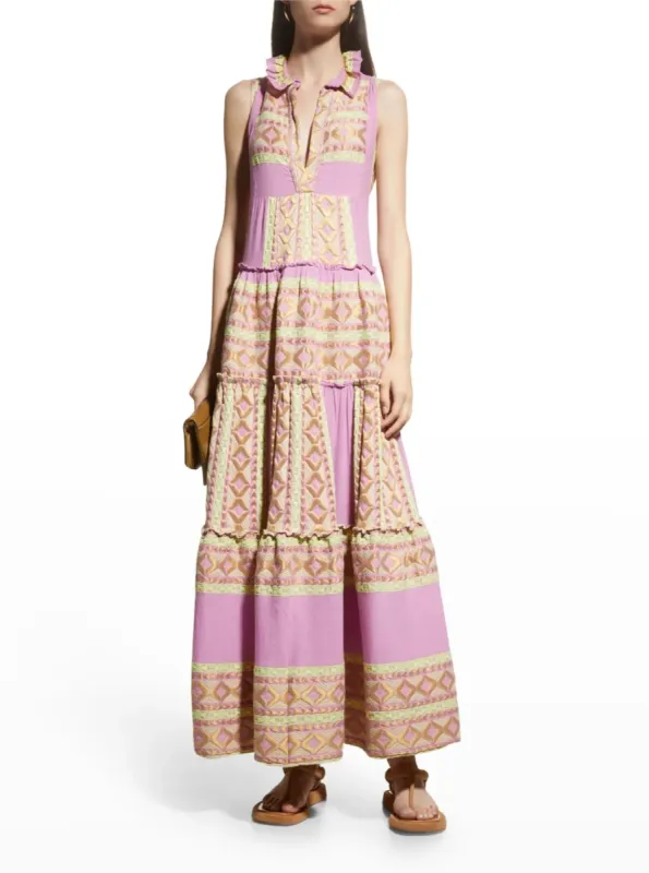 Lilac Sleeveless Maxi Dress sold by Beau & Ro