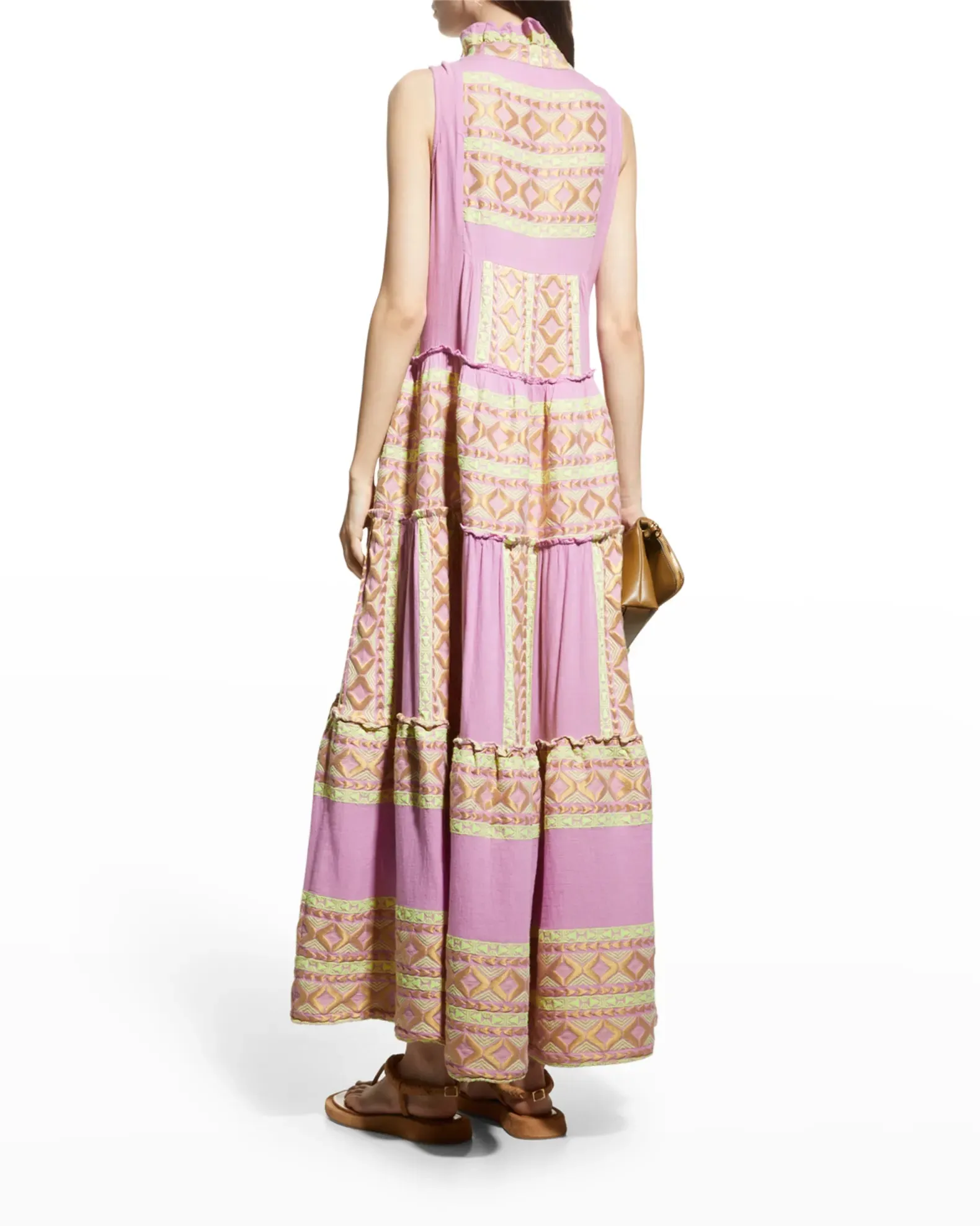 Lilac Sleeveless Maxi Dress sold by Beau & Ro product image thumbnail 2