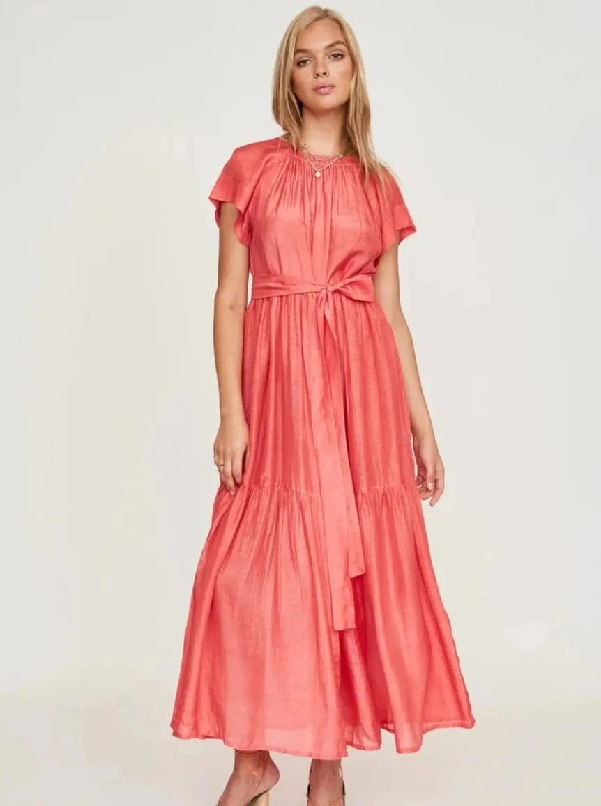 Vienna Maxi in Coral sold by Beau & Ro