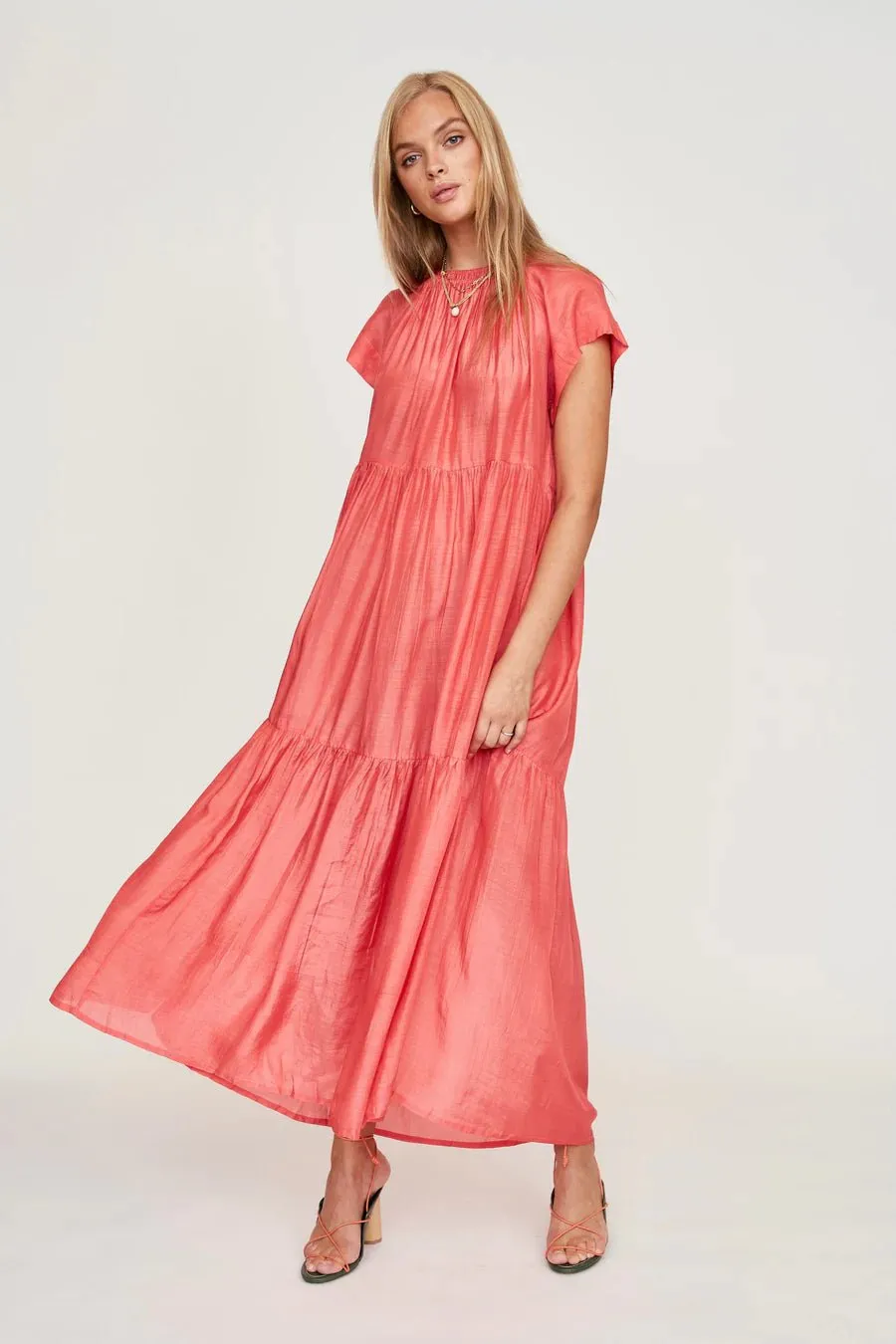 Vienna Maxi in Coral sold by Beau & Ro product image thumbnail 3