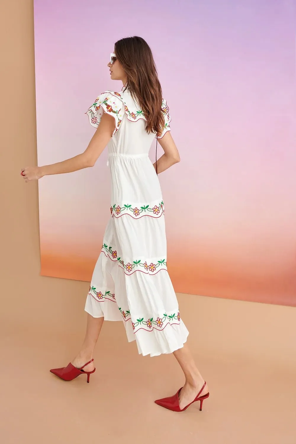 Bora Bora Dress in White sold by Beau & Ro product image thumbnail 2