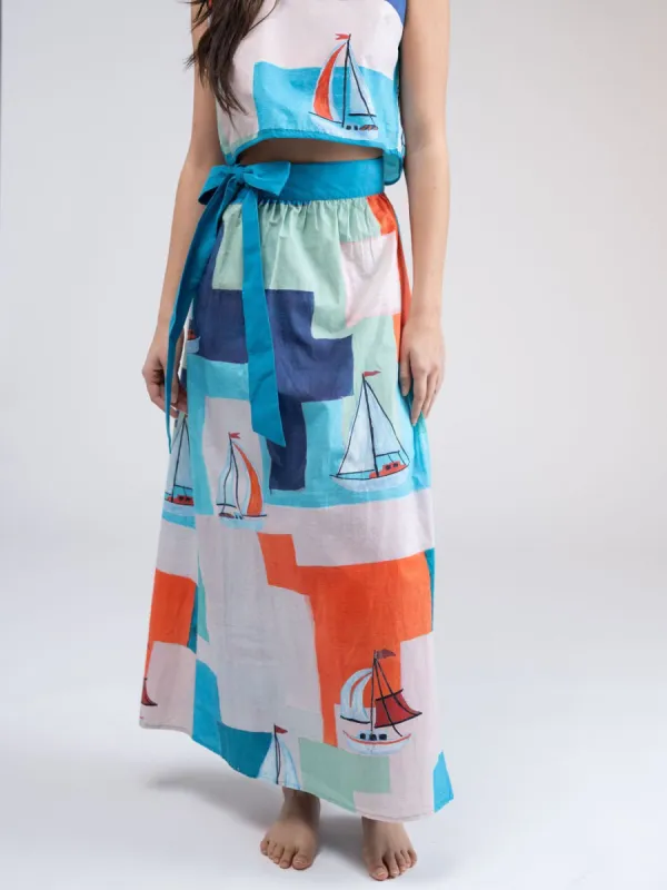 The Sullivan Skirt | Sail Away sold by Beau & Ro