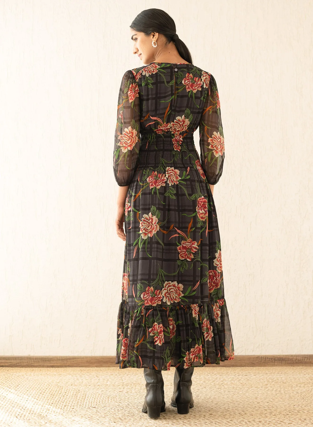 Alessandra Dress in Meteorite sold by Beau & Ro product image thumbnail 3