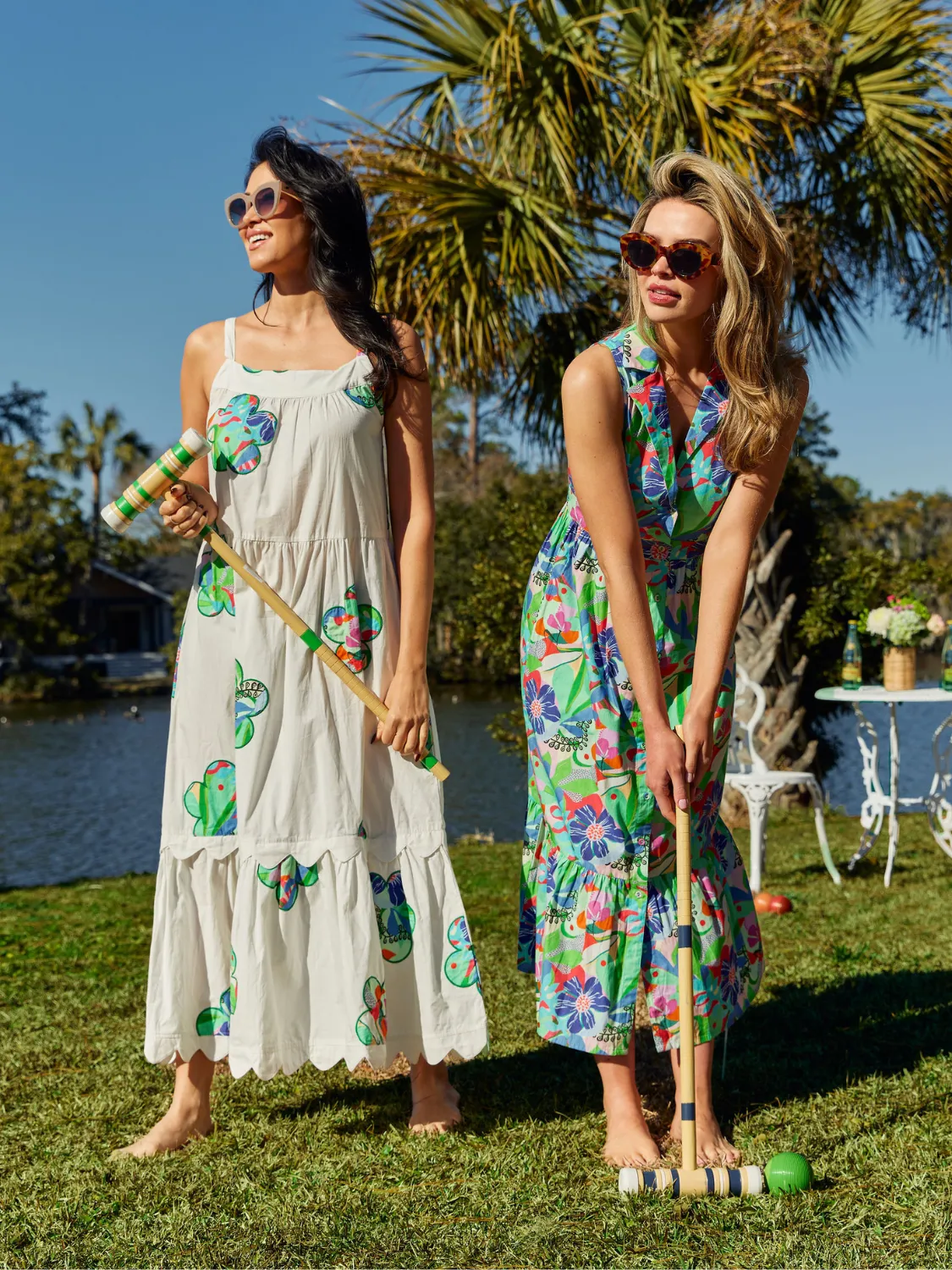 The Chase Dress | Alice Colin Floral Collage sold by Beau & Ro product image thumbnail 2