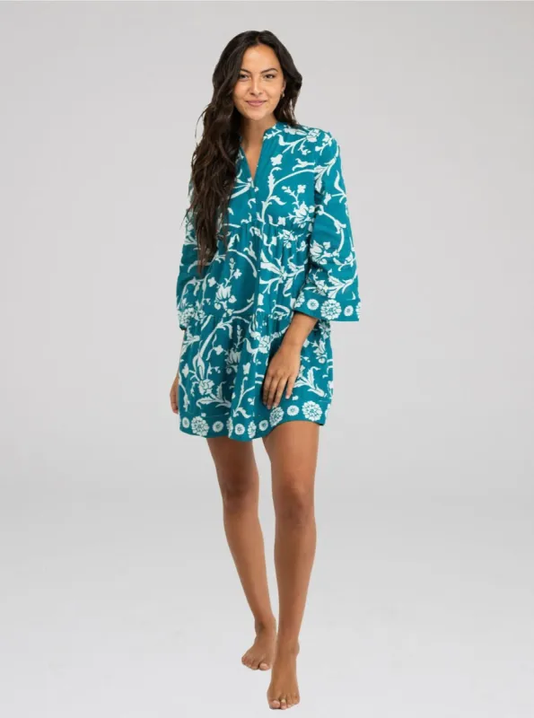 The Claire Mini Dress | Jodhpur Swirl sold by Beau & Ro