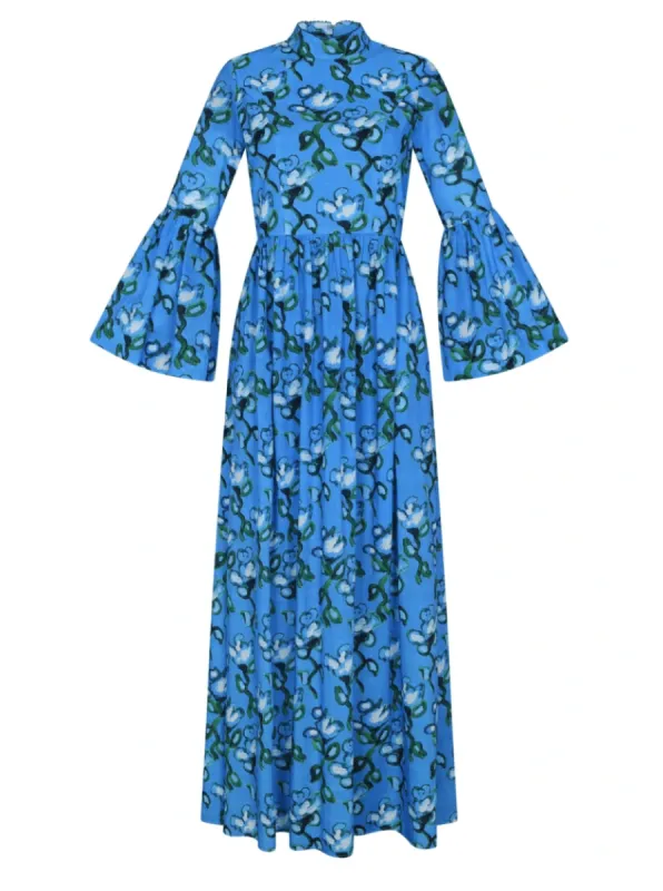 Matilda Dress in Recuerdos Celeste sold by Beau & Ro