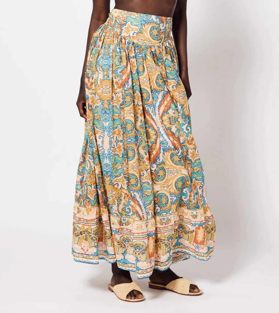 Raelynn Ankle Skirt in Las Palmas sold by Beau & Ro product image thumbnail 2