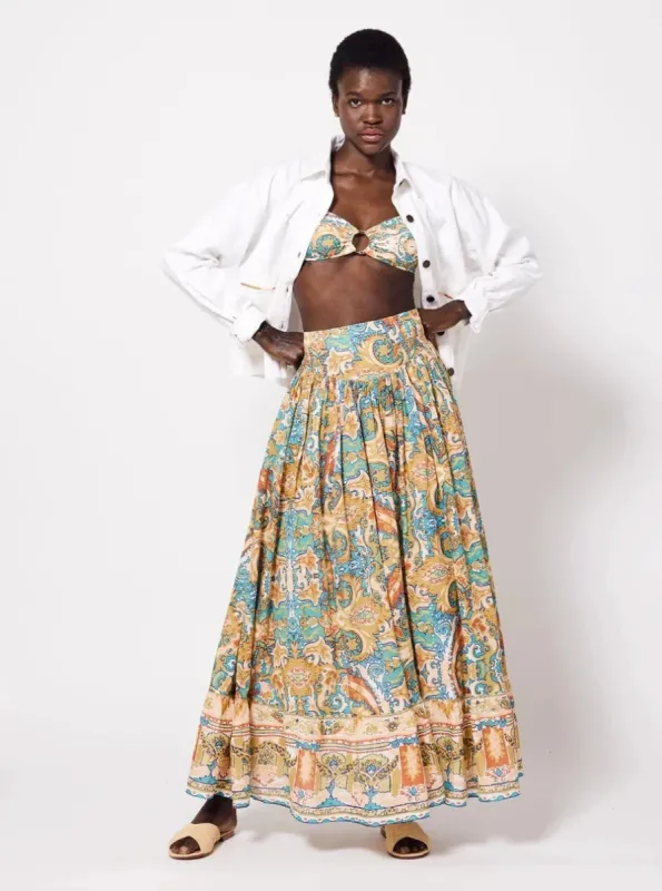 Raelynn Ankle Skirt in Las Palmas sold by Beau & Ro