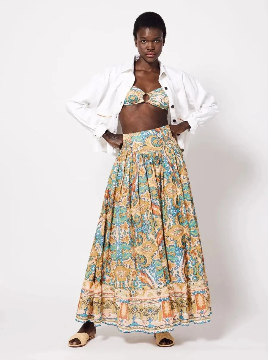 Raelynn Ankle Skirt in Las Palmas sold by Beau & Ro