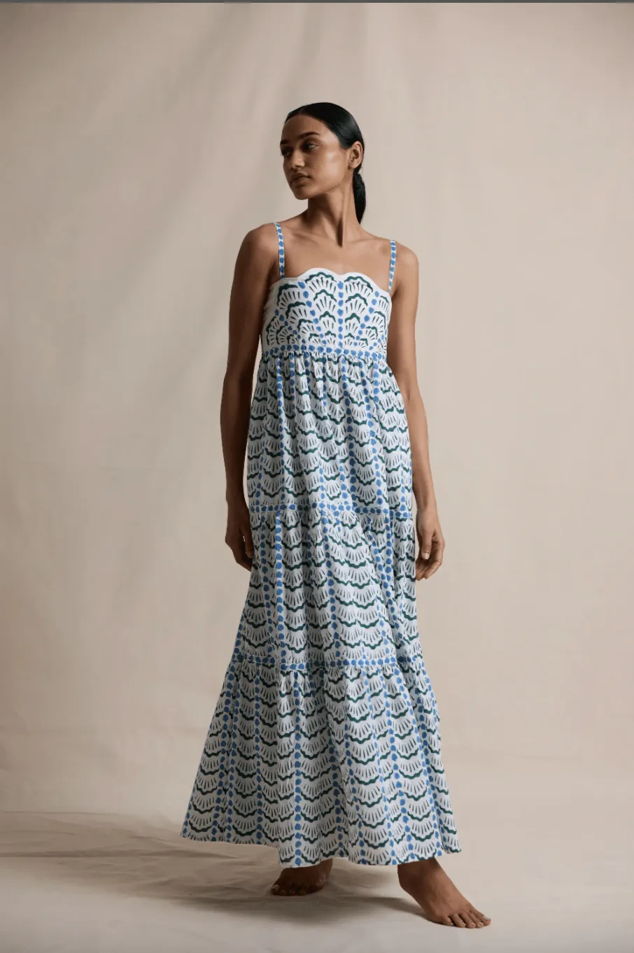 Bottishelly Dress in Deep Sea sold by Beau & Ro product image thumbnail 4