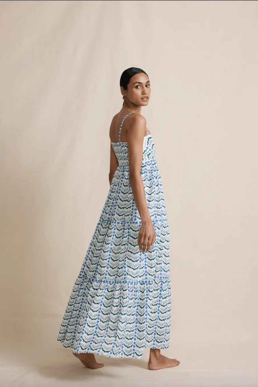 Bottishelly Dress in Deep Sea sold by Beau & Ro product image thumbnail 3