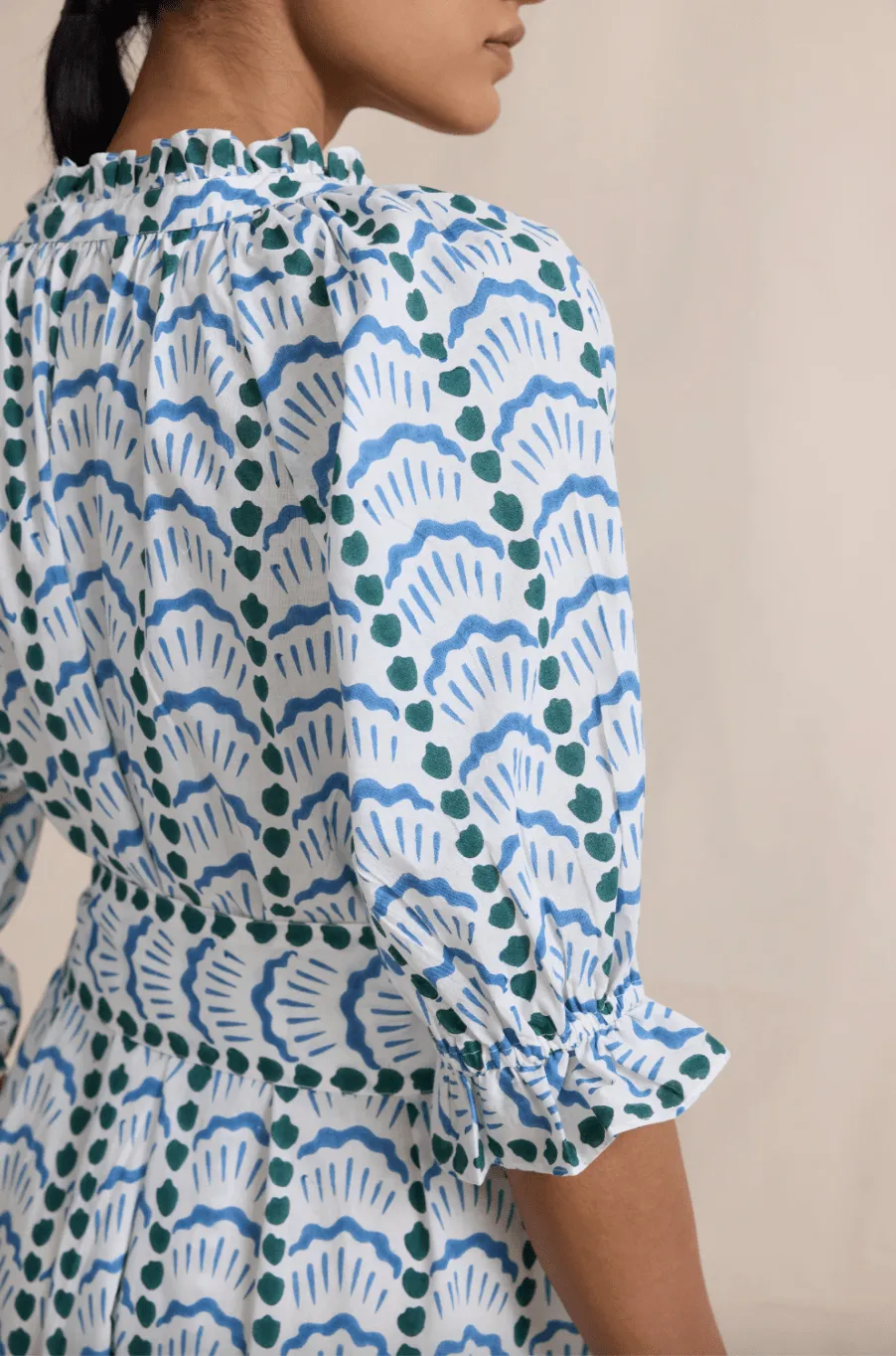 Shell We Dance? Dress in Deep Sea sold by Beau & Ro product image thumbnail 4